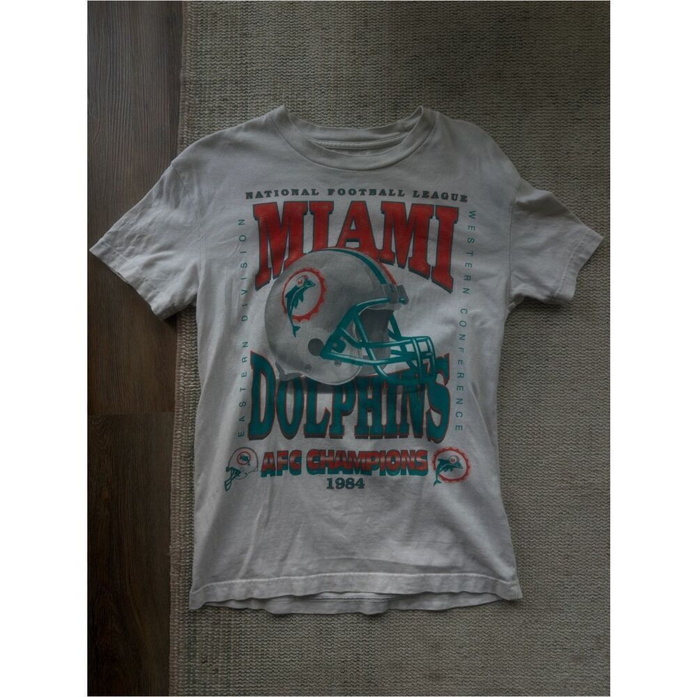 Miami Dolphins Graphic Tee - AFC Champions 1984 Vintage